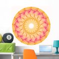 thumbnail image 1 of Sunny Mandala Wall Decal by Wallmonkeys Peel and Stick Graphic (36 in H x 36 in W) WM299790, 1 of 4