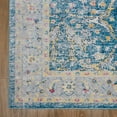thumbnail image 3 of LR Home Botanical Woven Indoor/Outdoor Area Rug, Blue, 9' x 12', 3 of 3