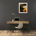 thumbnail image 3 of Gentileschi, Orazio 20x24 White Modern Wood Framed Museum Art Print Titled - The Lute Player, 3 of 4