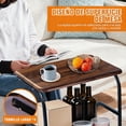 thumbnail image 3 of Carrito de Almacenamiento de Mesa, Carrito Organizador de Metal 3 Niveles para Cocina, Carrito de Servicio Mesa con Ruedas con Cerradura, Carritos Bandeja de Salón Barberia (Blanco), 3 of 4