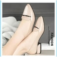 thumbnail image 2 of Women's patent leather loafers handmade pointed toe leather comfortably slip on ladies' flats, 2 of 7