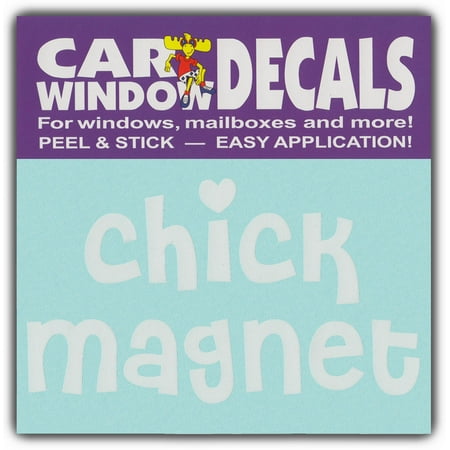 Car Window Decals: Chick Magnet | Cats Dogs | Stickers Cars Trucks
