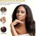 thumbnail image 6 of DAN Technology One-Handed Electric Hot Comb for Wigs Black Women Hair,Dual Voltage Pressing Comb Adjustable Heat & Anti-Scald, 6 of 9