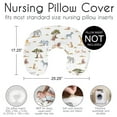 thumbnail image 3 of Sweet Jojo Designs Serengeti Animals Multicolor Nursing Pillow Cover Case (Pillow Not Included) (Pillow NOT Included), 3 of 5