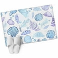 thumbnail image 6 of Blue Conch Coastal Bathroom Rug Washable 2x3 Entryway Rug Non Slip Shell Nautical Summer Beach Botanical Front Door Mat Low Pile Indoor Doormat Throw Floor Carpet for Kitchen Bedroom Entrance, 6 of 8