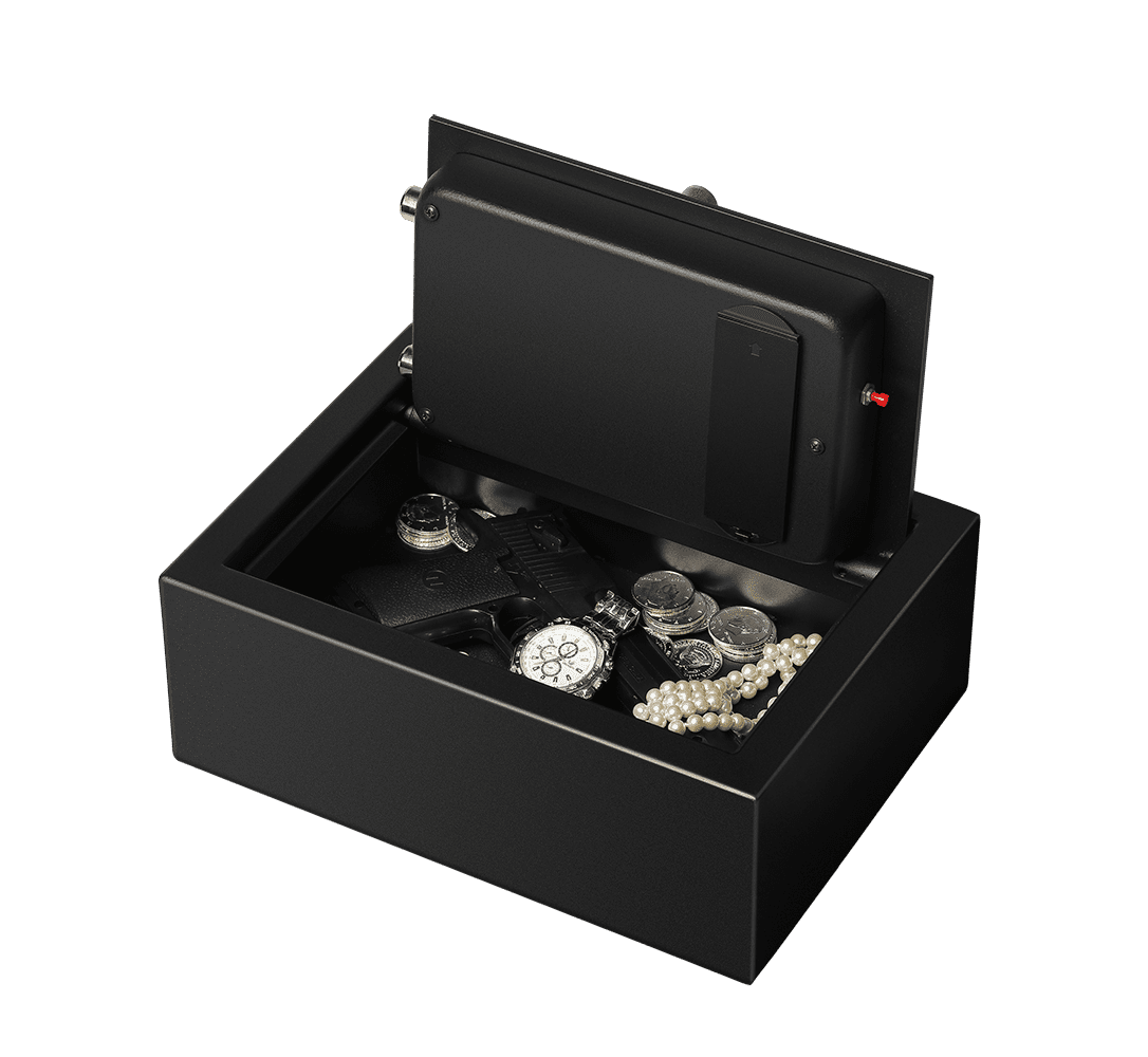 Fortress Wifi Drawer Safe. Remotely Open and Close the Safe, Create Unique Codes and Receive Alerts. Electronic Lock