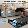 thumbnail image 3 of Treadmill 300 LB Capacity for Home with Incline, Folding Electric Running Walking Treadmill, Portable Treadmill for Home Use, 7.5 MPH, Smart Apps, 64+7 Programs, Bluetooth Speakers, 3 of 14