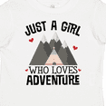 thumbnail image 4 of Inktastic Just a Girl Who Loves Adventure Girls Toddler T-Shirt, 4 of 5