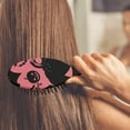thumbnail image 3 of Halloween Pink Spooky Pumpkins and Bats Hair Brush,Girls Detangling Hair Brush,Glide Through Tangles with Ease for Wet & Dry Hair,8.8"X2.8", 3 of 7