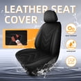 thumbnail image 5 of Car Seat Cover Fit for Subaru Legacy 2023-2025,Premium Leather Luxury Seat Protector,Comfort Anti-Slip Full Coverage Automotive Accessories Black,Front Set( 2 Seats), 5 of 9
