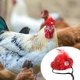thumbnail image 5 of Ultra-Light Chicken Hat - Decorative Non-woven Fabric - Faux Crystal Style - Animal Costume for Home, 5 of 8