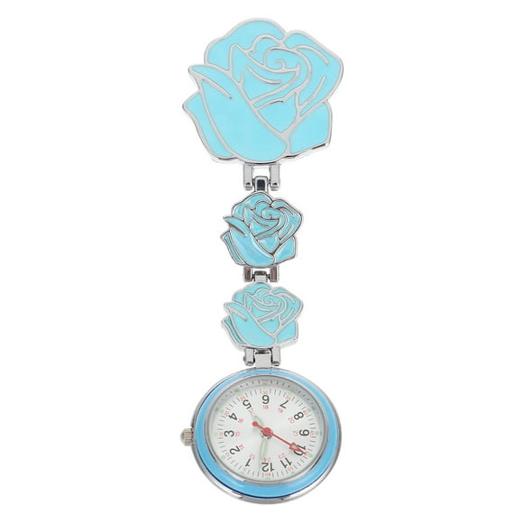 Shisuyan Pocket Watch Blue Metal Glass 1Set 3.5x1.2in