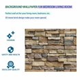 thumbnail image 4 of TOP New Simulation Rock Block Background Wallpaper Living Room Decoration Wallpaper#1, 4 of 6
