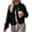 Black, variant on FreshPretty Cardigan Sweaters for Women Fall Long Sleeve Lightweight Knit,Button Front,Crewneck Drop Shoulder Business Casual Outfits,Soft Textured Cropped Sweater,Loose Daily Wear Travel Vacation