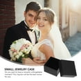 thumbnail image 5 of Shuliwen 24pcs Kraft Paper Ring Boxes Black Jewelry Gift Packaging Box, 5 of 11