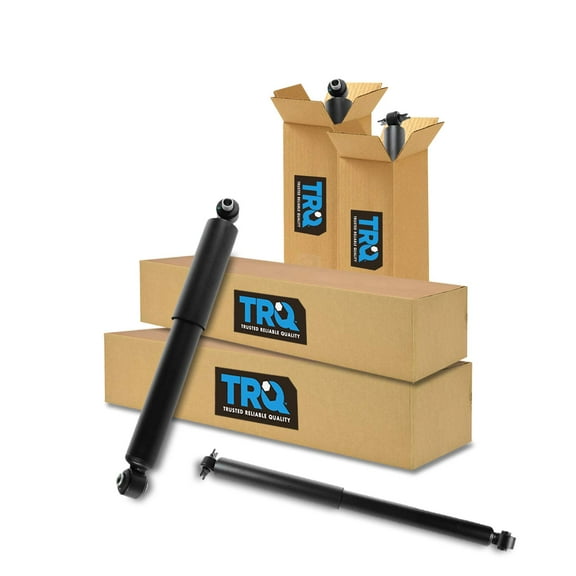 TRQ Shock Absorbers Front & Rear Kit Set of 4 for Tahoe Yukon Suburban Escalade SBA60300