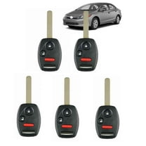 For Honda Civic 06-11 N5F-S0084A Keyless Entry Remote Head Car Key Fob (5 Pack)