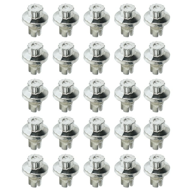 Rivets de Roue de Voiture, 25 Pcs Rivets de Jante Écrous de Rivets de Lèvre de Roue Optimisés pour l'Excellence