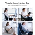 thumbnail image 6 of Wigoo 2026 Lumbar Support Pillow for Car [Ergonomic Design, Pressure Relief] Back Cushion for Driving Seat, Back Support Pillow for Car-Office Chair, Fits All Vehicles (Black 1-Pack), 6 of 9