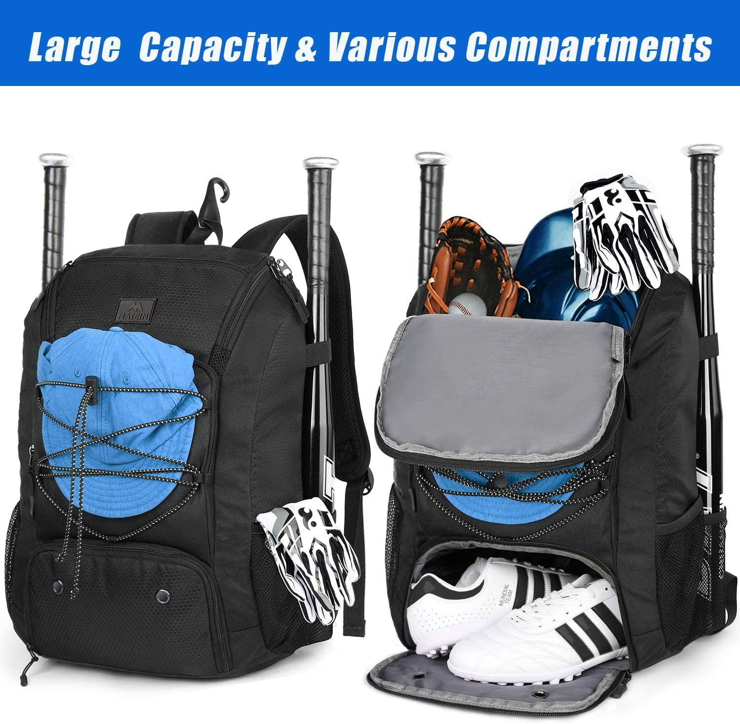 large baseball backpack