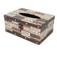 thumbnail image 1 of Funda para caja de pañuelos con cierre retro, resistente al agua, duradera y resistente al desgaste, para uso en el hogar, la oficina y el hotel, 1 of 8