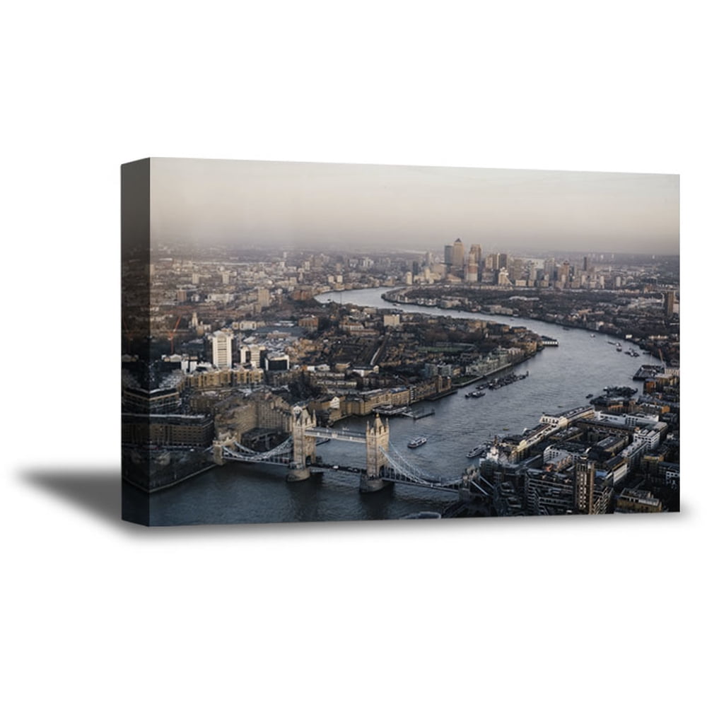 Awkward Styles English Cityscape London Fine Art London Canvas Wall Art