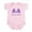 Petal Pink, variant on CafePress - Halloween Rhinestone Bat Infant Bodysuit - Baby Light Bodysuit, Size Newborn - 24 Months