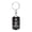 Dog Tag with Swivel Keychain (Gold), variant on Tarot Card The Alien Dog Tag Keychain Stainless Steel Silver Tone or Gold Tone