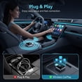 thumbnail image 3 of Mini Wireless CarPlay Adapter for Apple iPhone iOS 10+, No Delay & Plug & Play, Convert Wired to Wireless Carplay Dongle for 2026 Cars, USB-A/Type-C Port with Realtek 8730E Chip for iPhone6+, 3 of 7