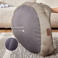 thumbnail image 4 of U By Bedsure Dog Bed for Small Dogs - Round Medium Cat Beds for Indoor Cats, Washable Pet Bed for Puppy and Kitten with Slip-Resistant Bottom, 25 Inches, Taupe, 4 of 9
