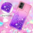 thumbnail image 4 of Funda para Motorola MOTO G Play 5G 2024 Transparente con Brillos Carcasa Protectora Antigolpes con Glitter Brillante, 4 of 5