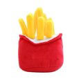 thumbnail image 1 of Juguete de peluche para perros, resistente a las mordeduras, rechinar los dientes, alivio del aburrimiento, forma de patatas fritas, juguete masticable para mascotas para cachorros, 1 of 5
