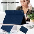thumbnail image 6 of Dteck for for iPad Mini 7 (A17 Pro) 2024,iPad Mini 6 Generation 8.3 Inch Case 2021, Premium PU Leather Card Slots Adjustable Stand Cover with Auto Sleep/Wake Feature Protective Case, Blue, 6 of 7