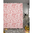 thumbnail image 2 of Red Blood Drop Shower Curtain Set ，Waterproof Fabric Shower Curtains Splash Blood Scary Shower Curtains for Bathroom,Bathroom Decor 54x"78", 2 of 6