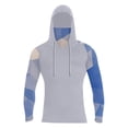thumbnail image 2 of sususu Rash Guard Hooded Lightweight T Shirts Long Sleeve Upf 50+ Grey M, 2 of 3