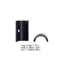thumbnail image 3 of Eigraketly 2 uds manillar de bicicleta Shim Stem reductor aleación de aluminio espaciador negro Ciclismo Negro, 3 of 6