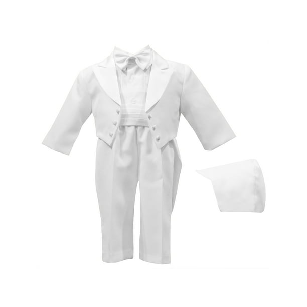 Christening Baptism Authentic Tuxedo Set with Cummerbund and Bowtie