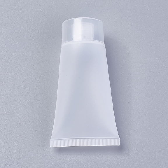 5 pc 30ml PE Plastic Squeeze Bottle with PP Plastic Lid Makeup Hoses Facial Cleanser Tube Face Cream Container Portable Travel Refillable Bottle White 8.5x4.6cm Capacity: 30ml(1.01 fl. oz)