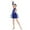 Blue, variant on Fgnfyis Girls Jumpsuit Girls Performance Latin Dance Jumpsuit Training Fringe Skirt Competition Red 110