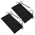 thumbnail image 1 of unbranded 2Ud Delantal De Poliéster Negro Impermeable Con Bolsillos Ideal Cocina Y Servicio, 1 of 6