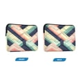 thumbnail image 7 of FORMRS 13-13.3 inch Laptop Sleeve Case Soft Carrying Quilted Computer Bag Cover, Green Stripes, 7 of 7
