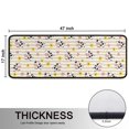 thumbnail image 5 of Kitchen Rugs Sets Of 2,Beige Cow Flower Pattern Anti Fatigue Kitchen Mat Rugs Non Slip Washable,Decorative Kitchen Floor Mats for Kitchen,Sink,Laundry,17"x47"+17"x47", 5 of 5