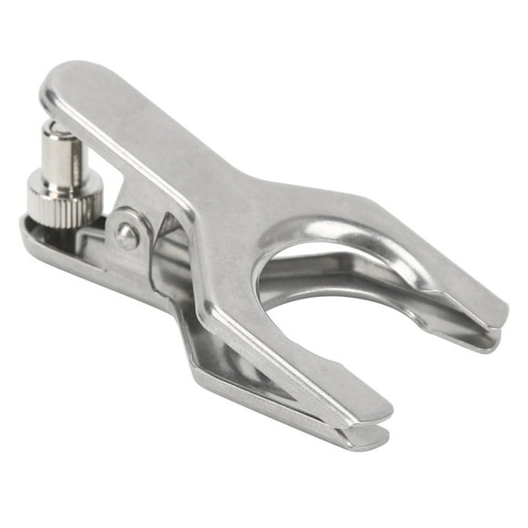 Spherical Pinch Clamp Stainless Steel Spherical Joint Clamp Holder Pinch Clip Laboratory Tool35# 31mm Mouth Diameter