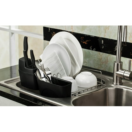 PremiumRacks In Sink Dish Rack - 304 Stainless Steel - Adjustable -