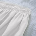 thumbnail image 6 of Home Details  Adult 18" Drop Wrap Around Bed Ruffle Queen/King in White (80x78x18), 6 of 6