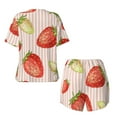 thumbnail image 5 of Xecao Strawberries print Swimsuit for women, Summer-ready, sporty style.Quick-dry fabric. Many sizes & colors., 5 of 9