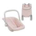 thumbnail image 2 of Olivia's Little World Polka Dot Princess Baby Doll Carrier & Car Seat Set, Pink/Gray, 2 of 10