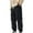 Black, variant on DODADAWANJ Loose Fit Cargo Pants for Men with Multi Pockets Elastic Bottom Sport Pants Big and Tall Breathable Soft Casual Pants for Camping Workout Jogging