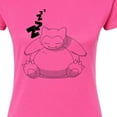 thumbnail image 3 of Pokémon - Snorlax Zzz - Juniors Fitted Graphic T-Shirt, 3 of 5
