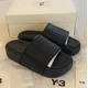 thumbnail image 1 of Ad-id-as Y-3 YOHJI YAMAMOTO LEATHER SLIDES HR1940 SLIPPERS MEN'S UK 10 RRP: ￡160, 1 of 6